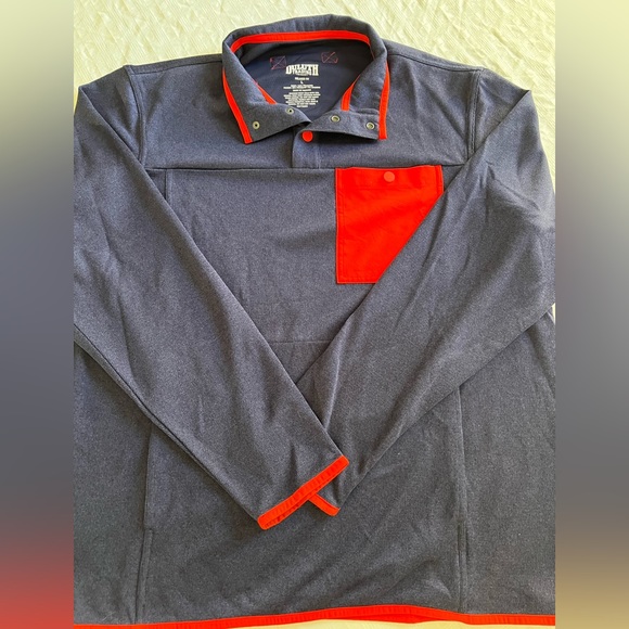 Duluth Trading Men's River Falls Snap Mock Pullover - Picture 6 of 7